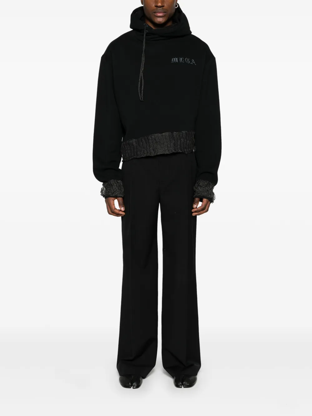 MLGA hoodie deconstruida con logo bordado | Hoodies | Image 2