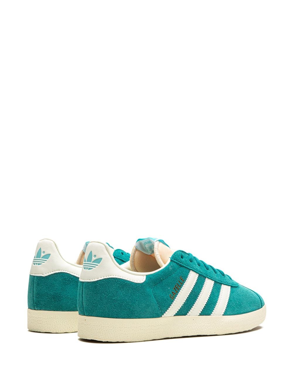 Shop Adidas Originals Gazelle "arctic" Suede Sneakers In Green