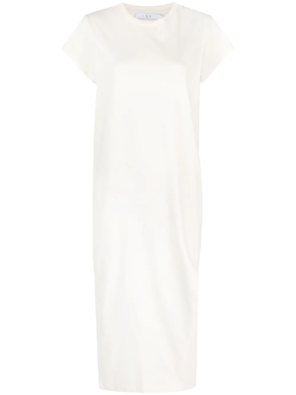 IRO cotton T-shirt midi dress Wit