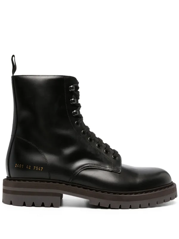 Common projects shop leather boots