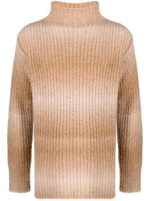 Roberto Collina gradient-effect roll-neck jumper