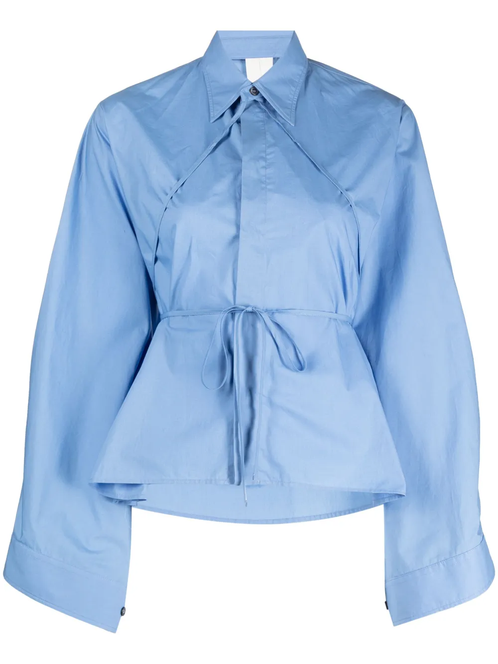 MM6 Maison Margiela Blouse met bandje Blauw