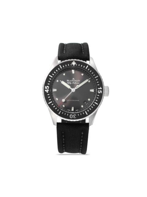 Blancpain pre-owned Fifty Fathoms 38mm