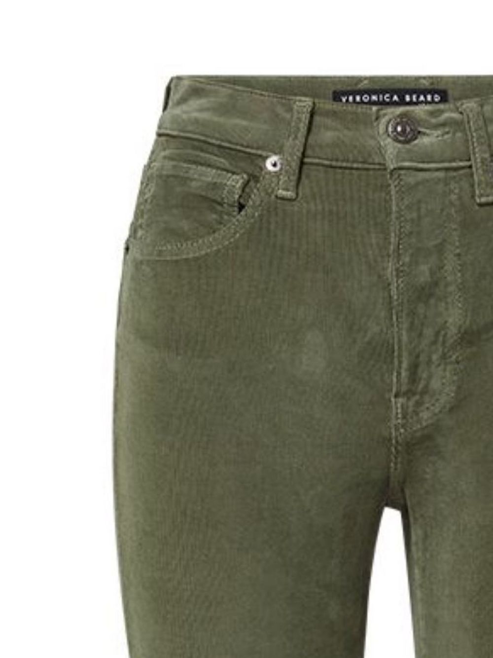 Veronica Beard Cameron high-rise bootcut jeans - Groen