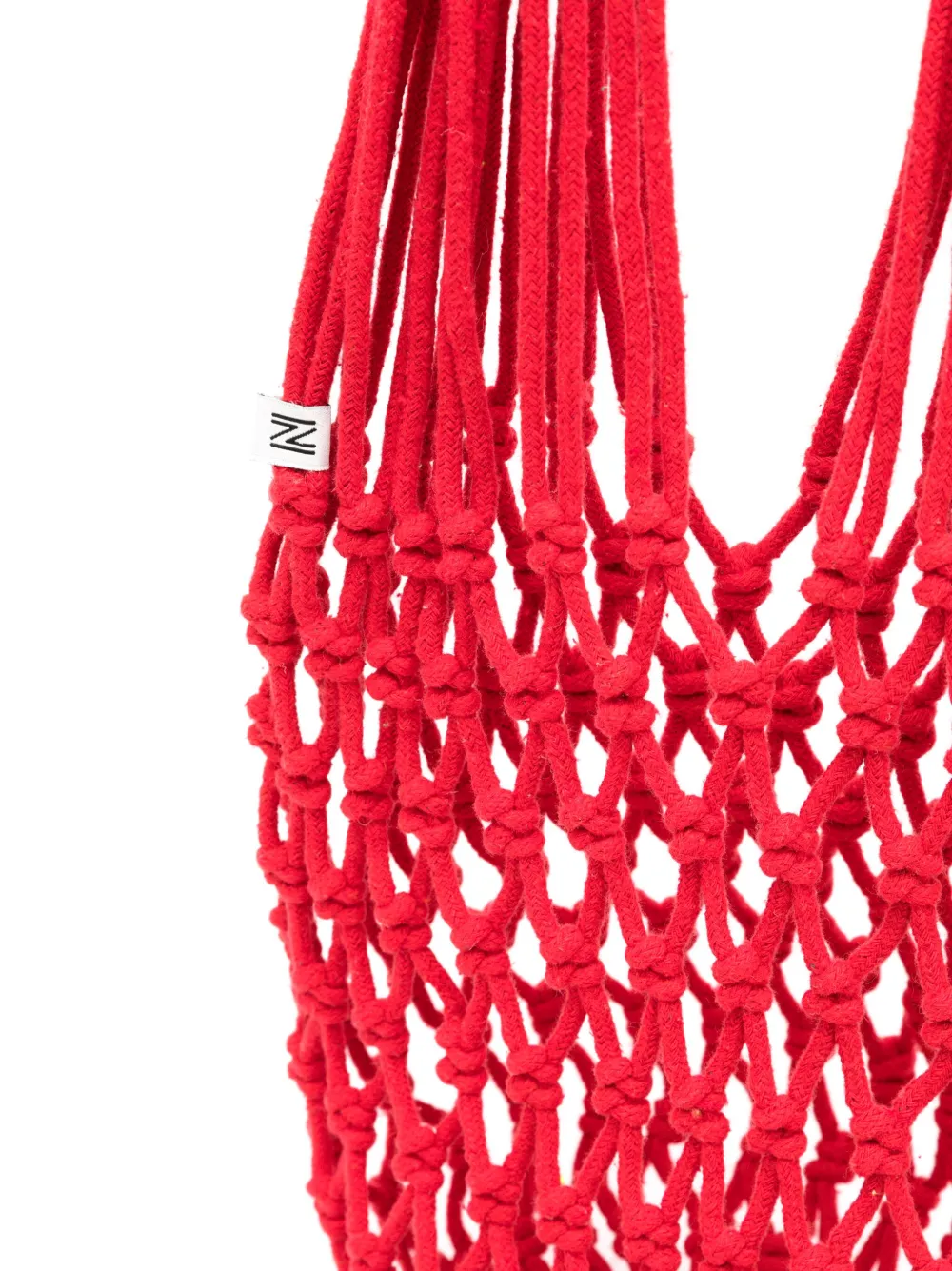 Shop Nannacay Kim Cotton Shoulder Bag In Red