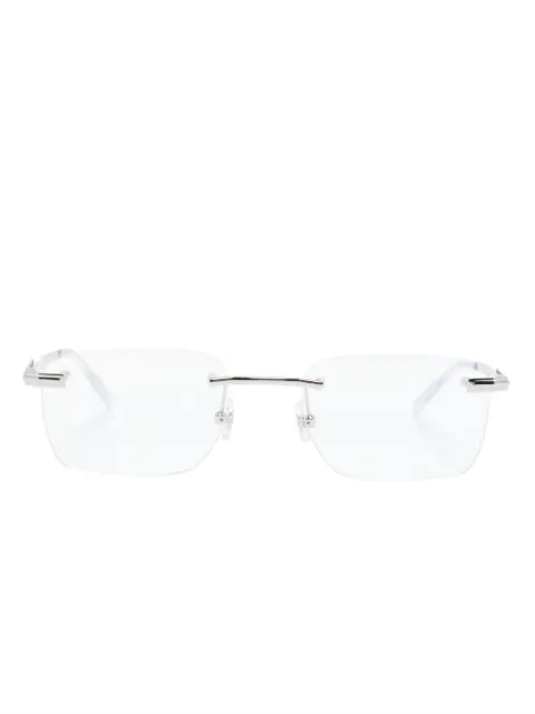Montblanc MB0279O rimless rectangle-frame glasses
