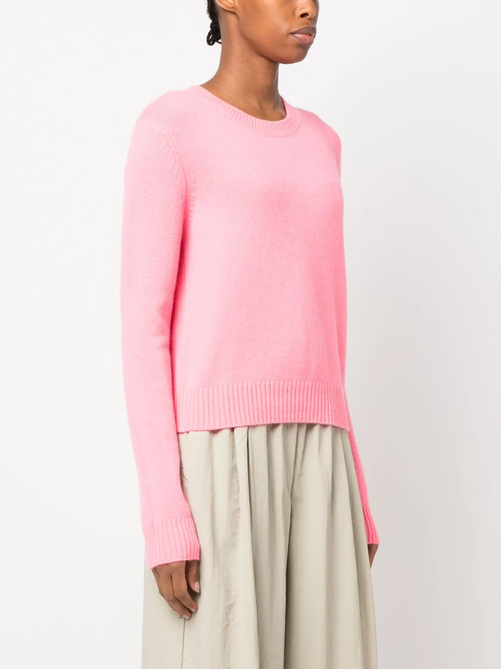 Lisa Yang Kasjmier trui Roze