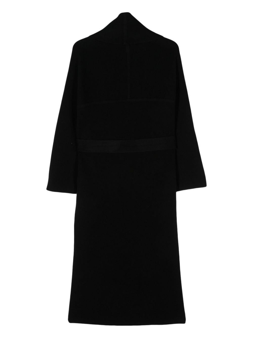 Shop Gentry Portofino Belted Cashmere Coat In Black