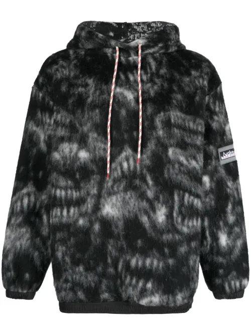 Aries hoodie à patch logo - Noir - Aries - Modalova