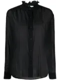 MARANT ÉTOILE Gamble organic cotton shirt - Black