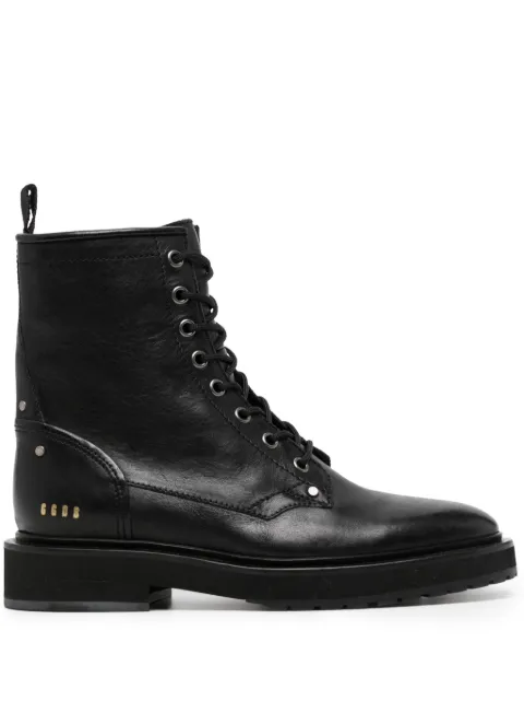 Golden Goose lace-up leather combat boots
