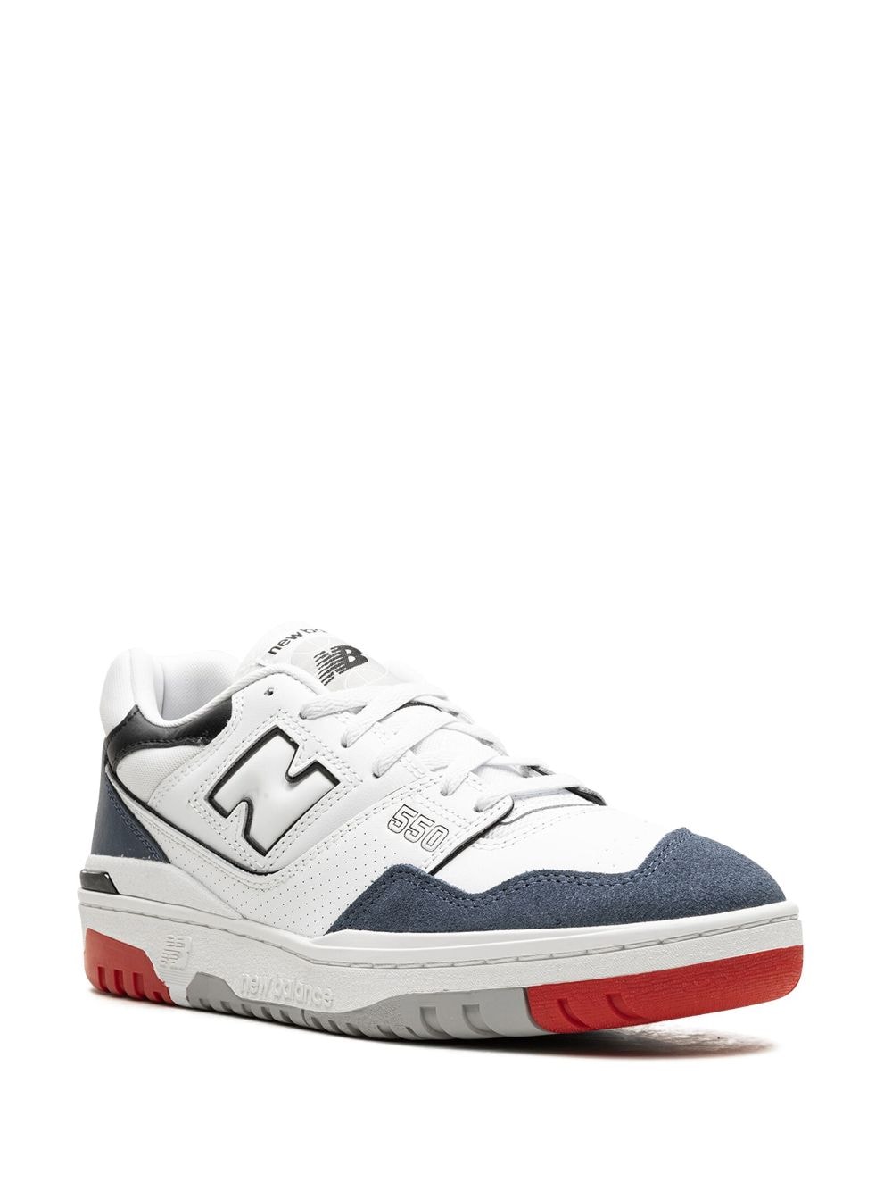 New Balance 550 "White/Navy/Red" - Wit