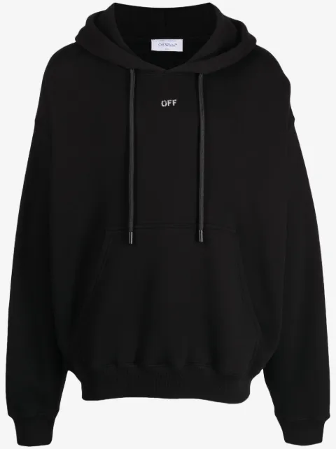 Off-White Noise Arrow drawstring hoodie