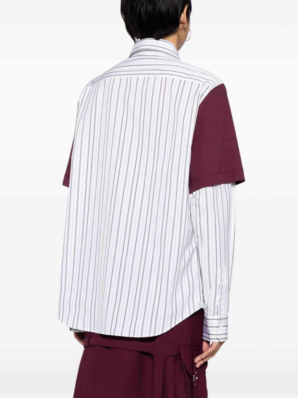 Off-White panelled striped shirt Women