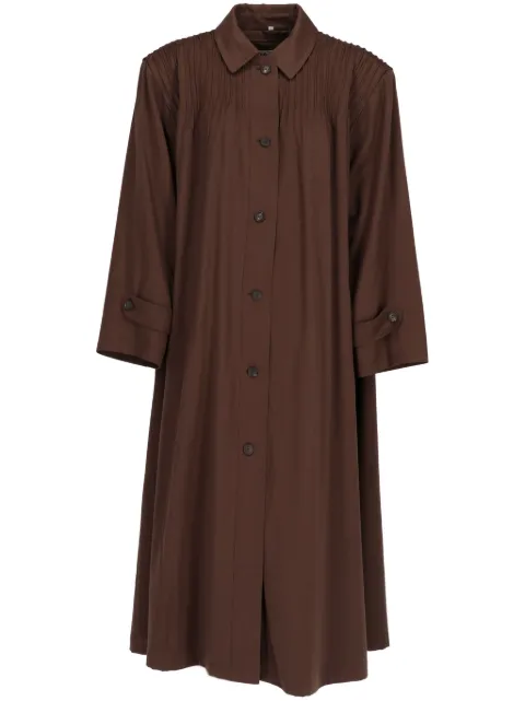 Valentino Garavani Pre-Owned 1980s pleated coat
