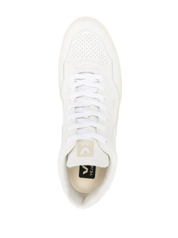 VEJA V-90 Leather Sneakers | White | FARFETCH