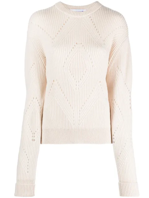 Jacob Cohën chunky-knit virgin wool blend jumper