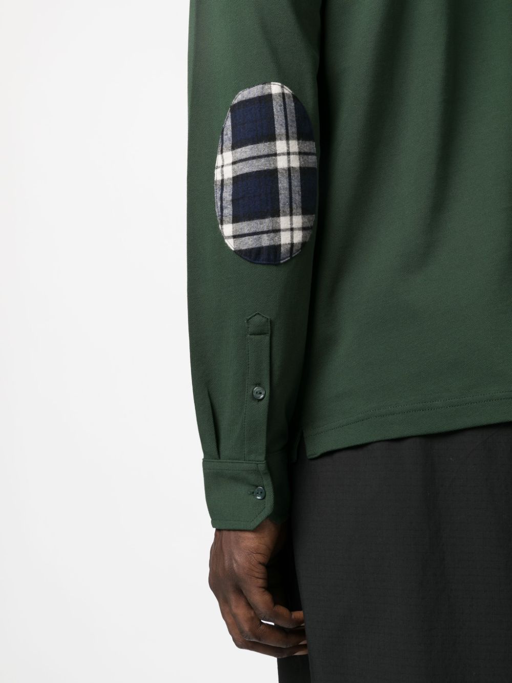 Shop Sun 68 Logo-embroidered Cotton Polo Shirt In Green