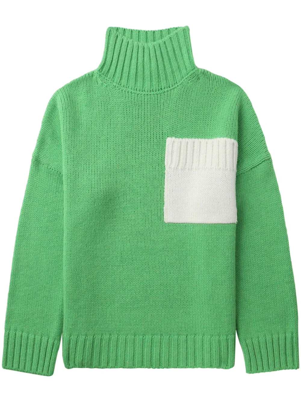 JW Anderson Coltrui met opgestikte zak Groen