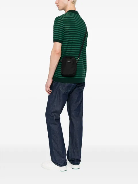 agnès b. logo-patch zipped messenger bag P198VNR5 - 1