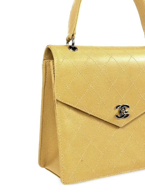 CHANEL Pre-Owned 1998 diamond-quilted tote bag 5392055 - 2