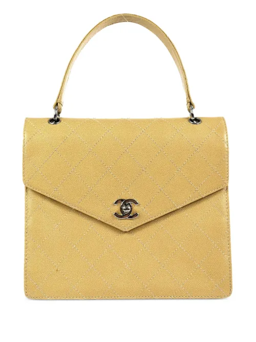 Diamond-quilted tote bag - CHANEL Pre-Owned - Modalova