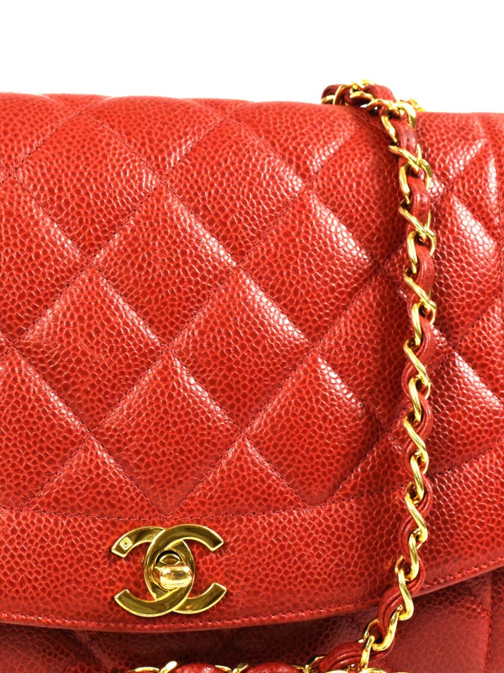 CHANEL 2003 Diana leather shoulder bag Women