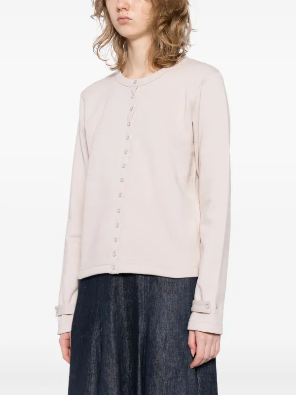 Agnès Rosana Snap Cardigan Neutrals FARFETCH PH