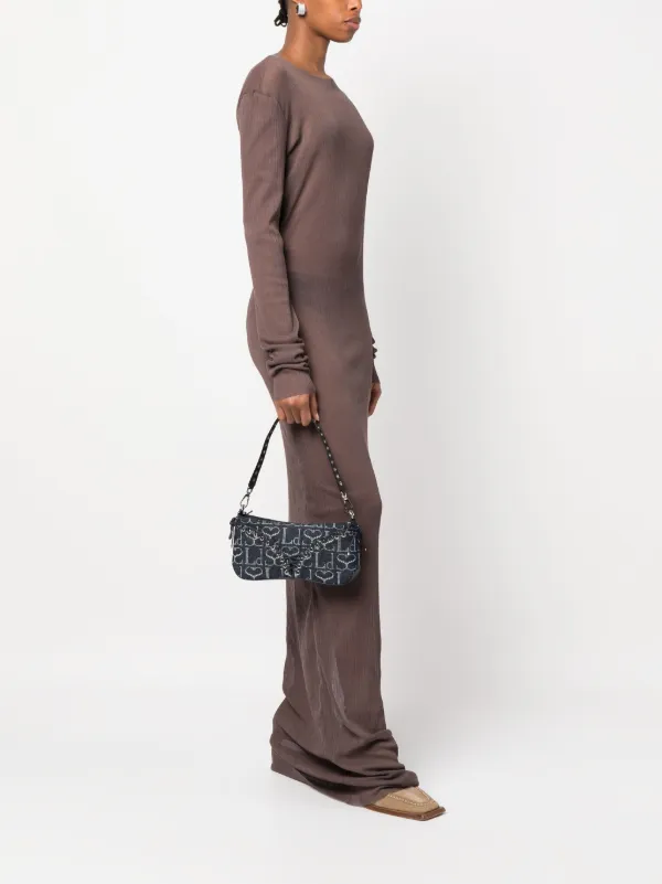 Ludovic De Saint Sernin The Cleavage Denim Shoulder Bag