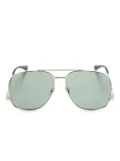 Saint Laurent Eyewear SL 653 Leon pilot-frame sunglasses - Gold
