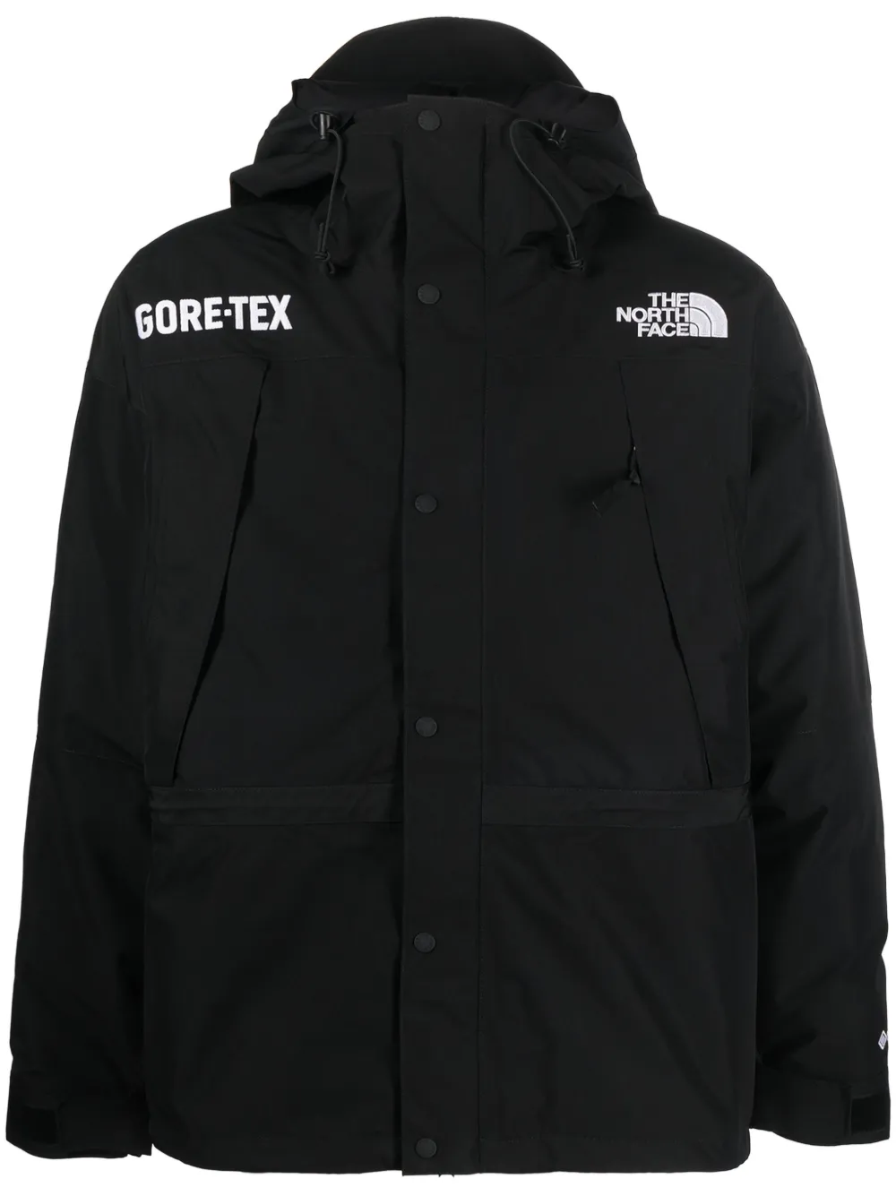 Shop The North Face Gore-tex Mountain Guide Insulated Jacket In Black