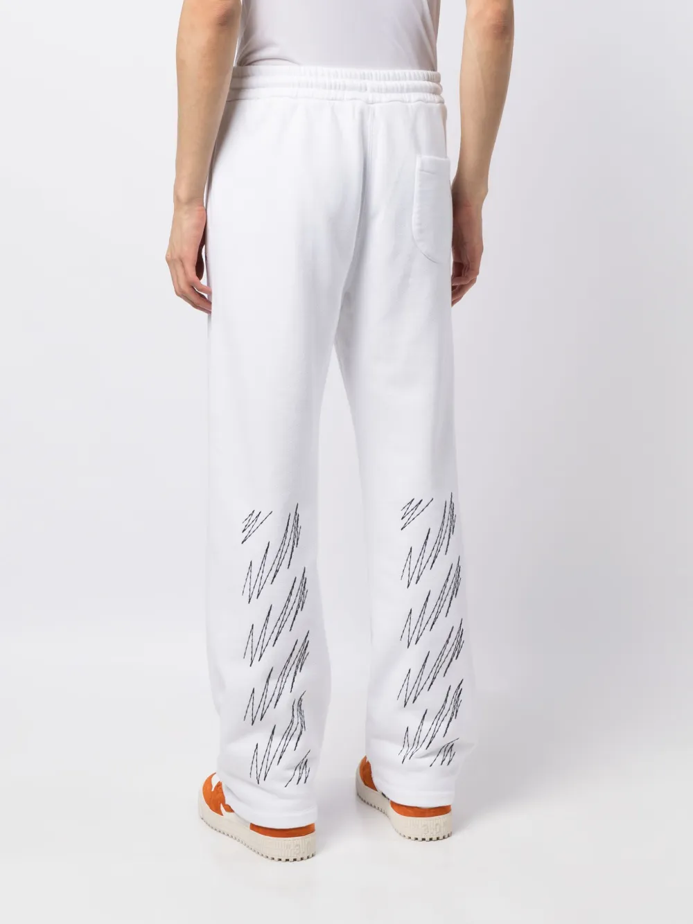 Off-White Katoenen trainingsbroek Wit
