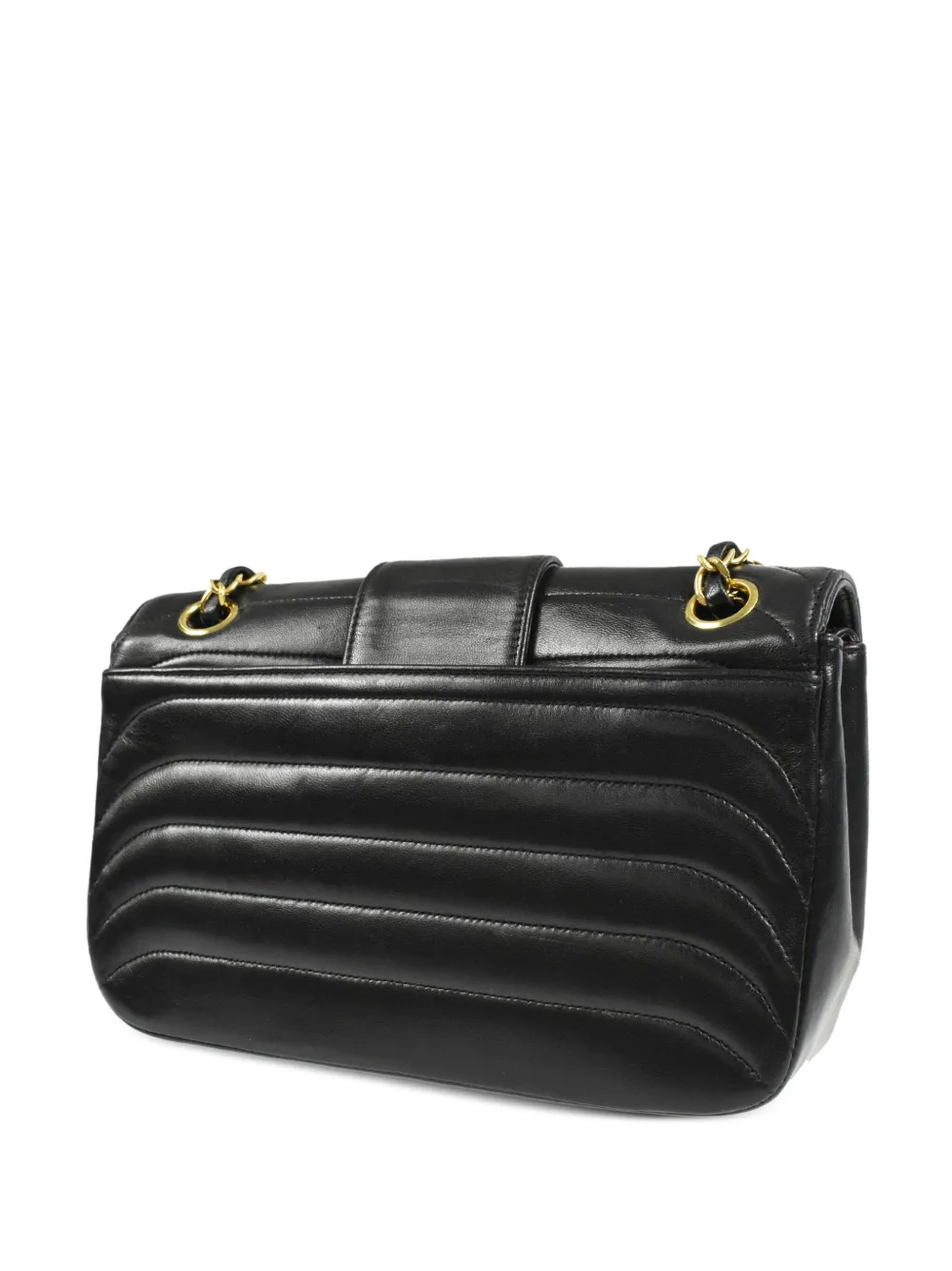 CHANEL Pre-Owned 1992 gewatteerde schoudertas - Zwart