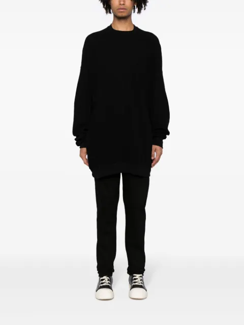 Rick Owens sudadera con cuello redondo