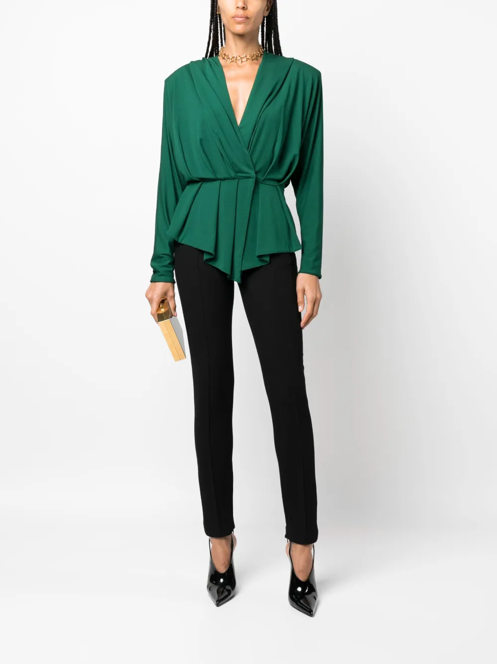 Alexandre Vauthier High waist broek - Zwart