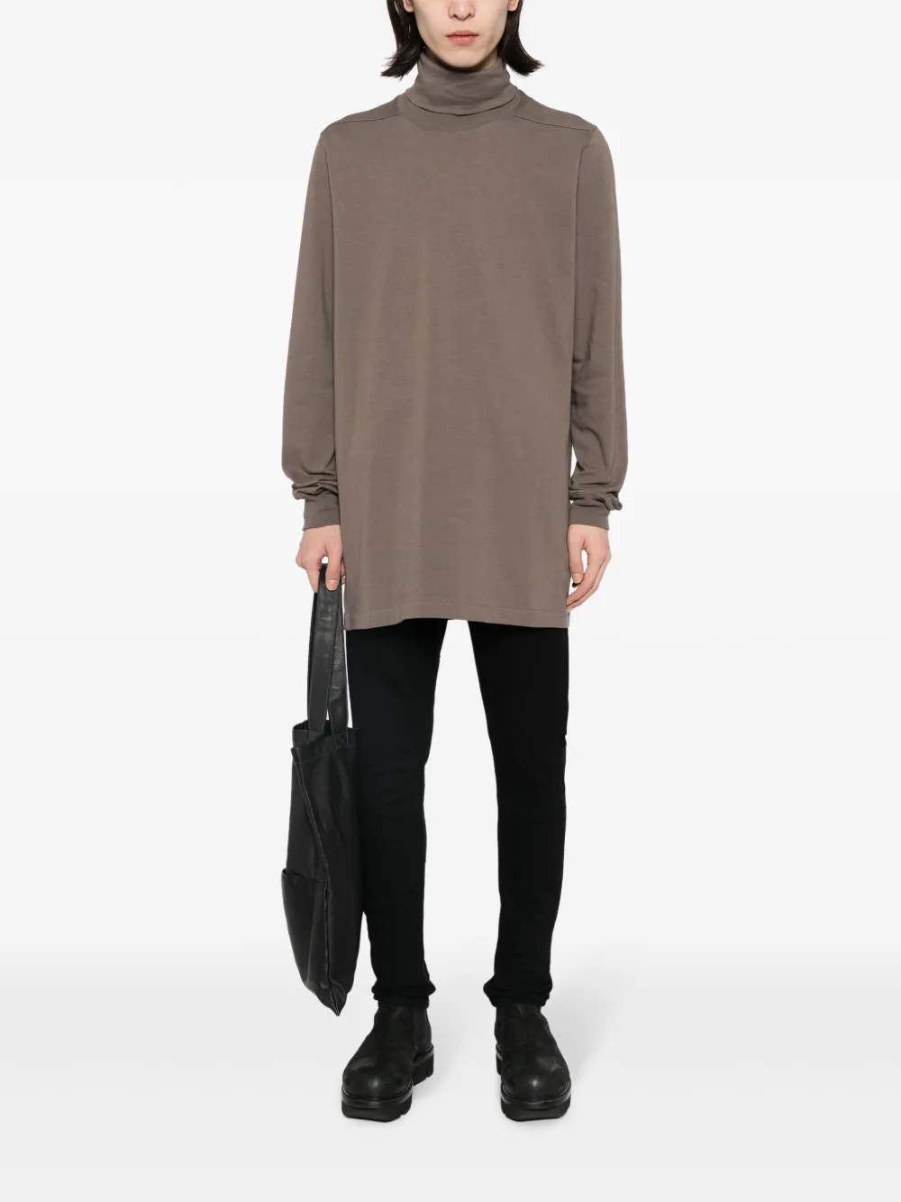 Rick Owens Sweater met hoge hals - Bruin