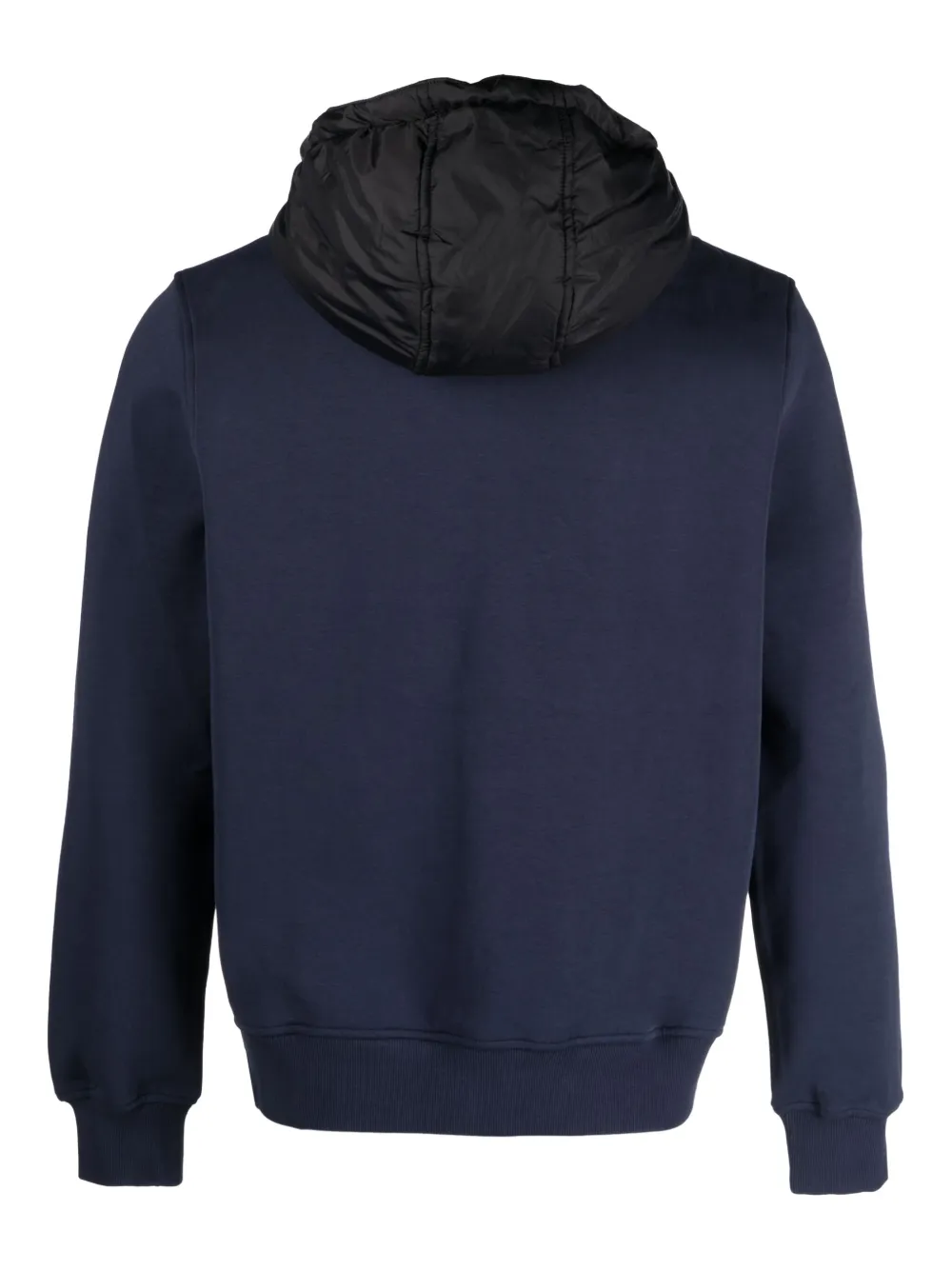 Sun 68 logo-print zip-up hoodie - Blauw