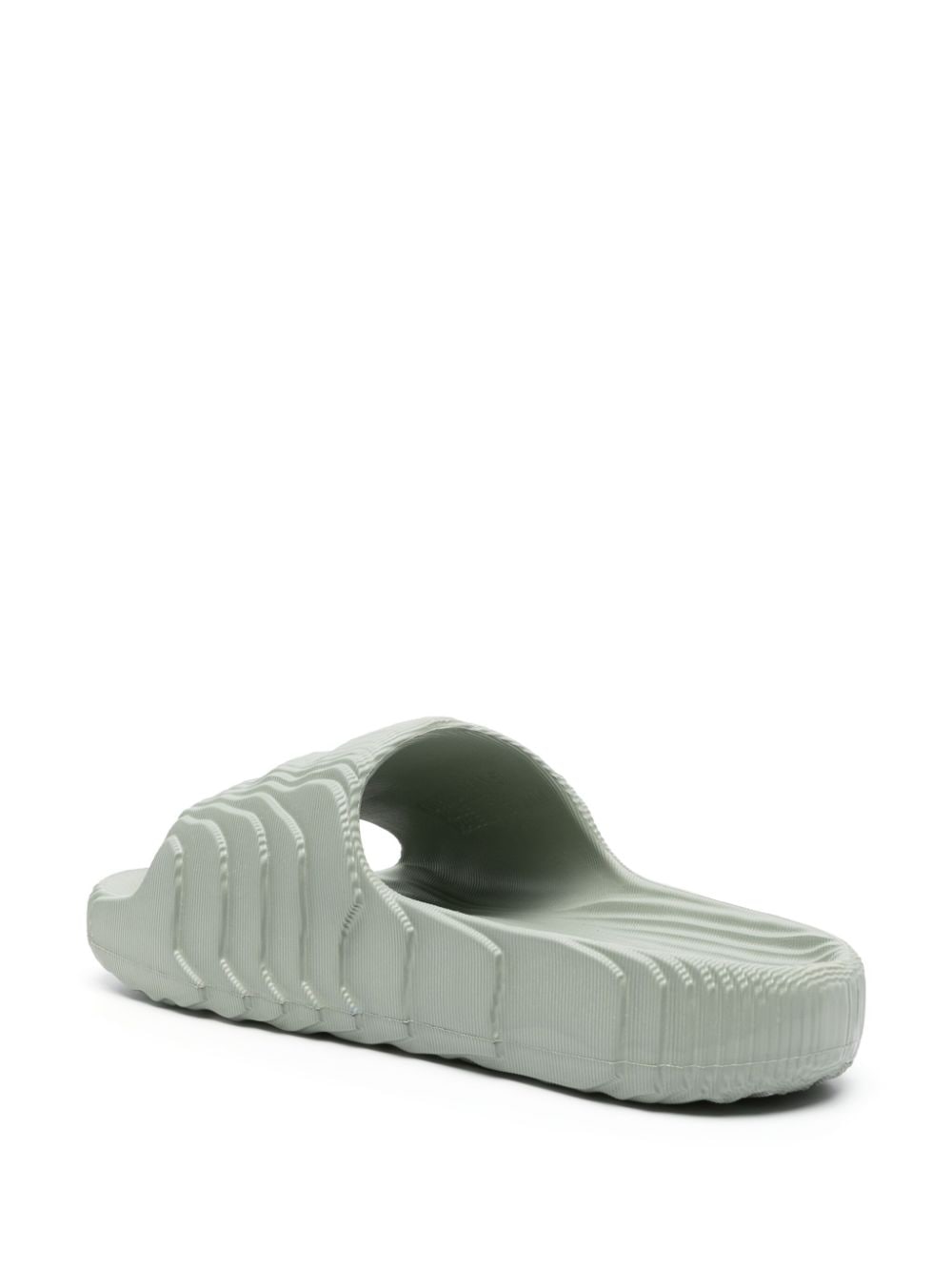 Shop Adidas Originals Adilette 22 Chuncky-sole Slides In Green