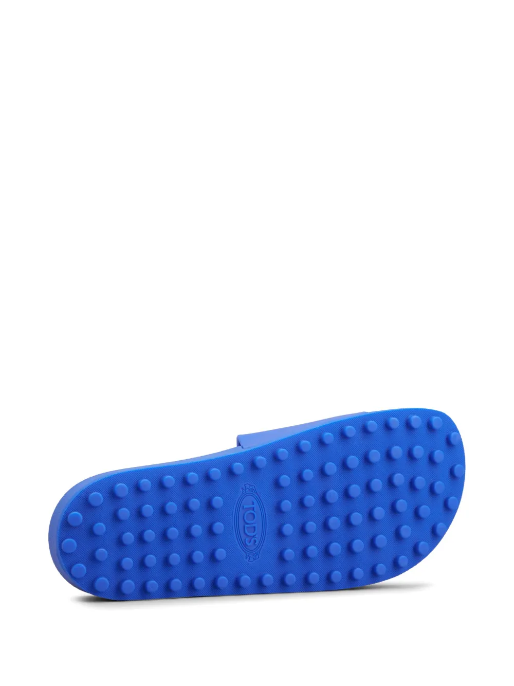 Tod's Logo-embossed Slides In Blau