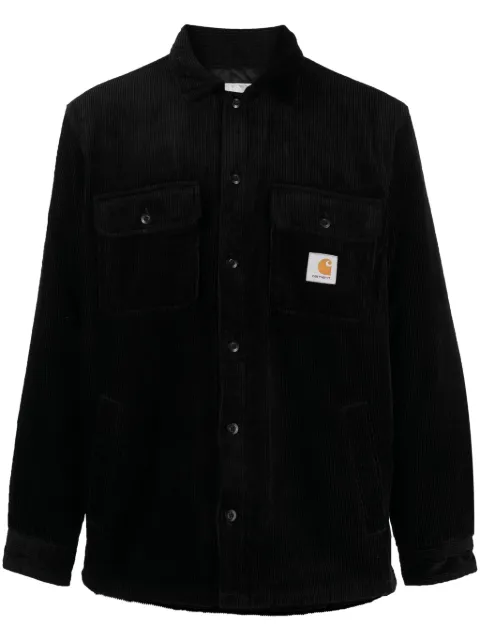 Carhartt WIP logo-patch cotton shirt jacket