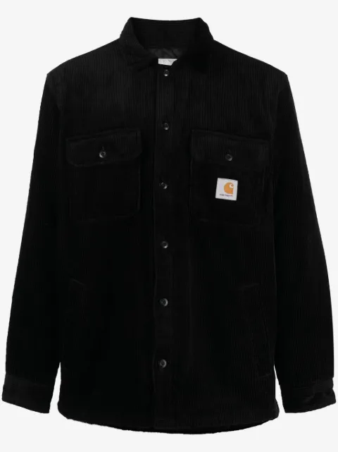 Carhartt WIP logo-patch cotton shirt jacket