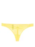 Marlies Dekkers Space Odyssey sheer-lace thong - Yellow