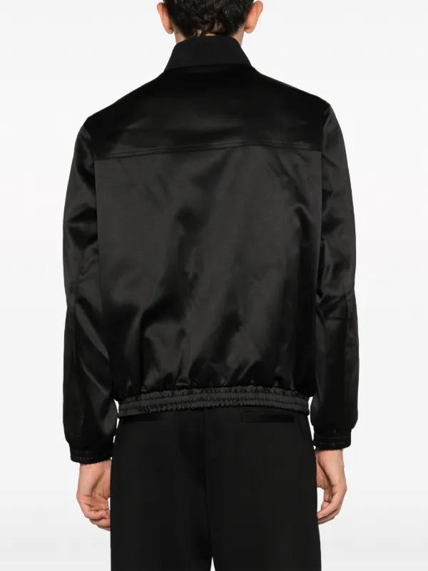 Side stripe deals bomber jacket