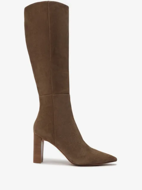 Alexandre Birman Elisa 绒面皮高跟高筒靴