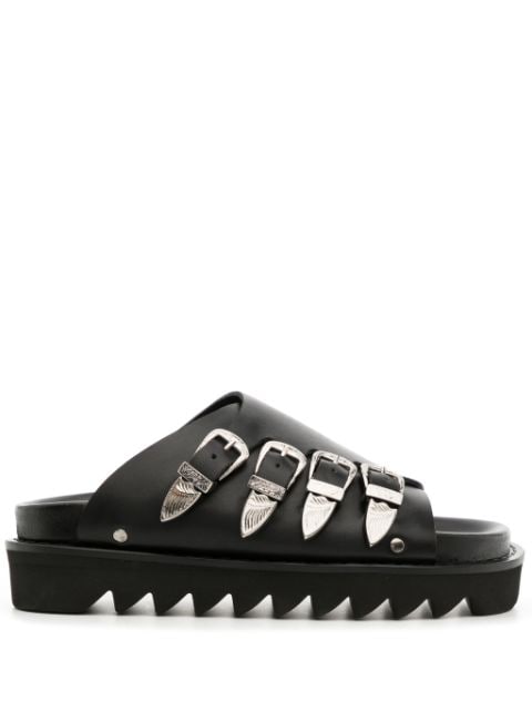 Toga buckle-detail leather sandals 