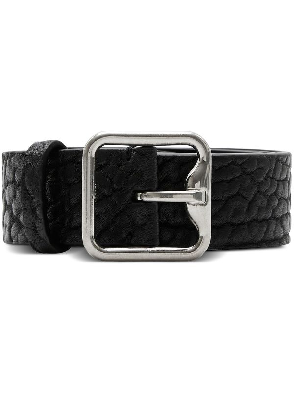 Burberry Double B Buckle Leather Belt - ShopStyle