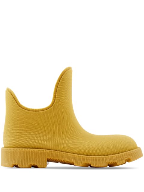 Burberry pebbled rubber rainboots Men