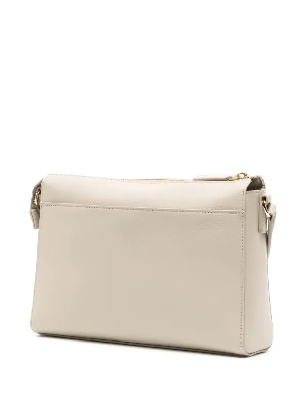 Agnes b. Sling Leather Crossbody Bag Neutrals FARFETCH AO