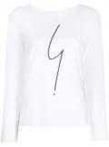 agnès b. Australie irony mark-print T-shirt - White