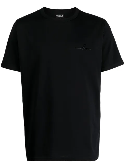 agnès b.  logo-print cotton T-shirt
